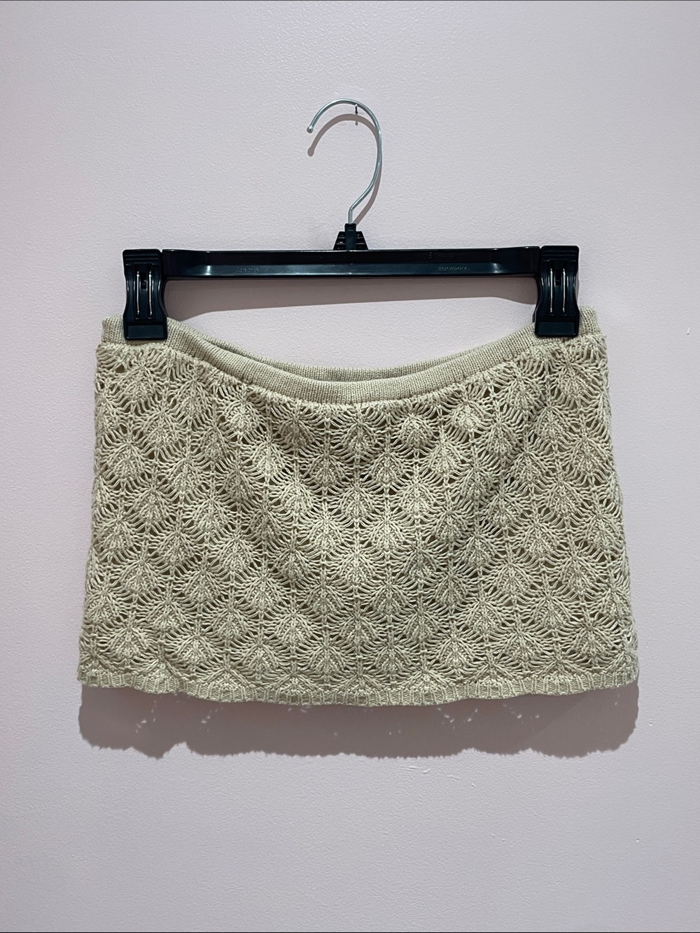 Knit Lace Maxi Skirt in Cream - Picture 3 of 5